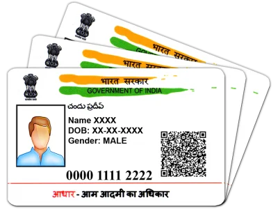Aadhar Card PVC Print